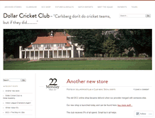 Tablet Screenshot of dollarcricketclub.com